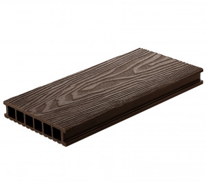 Террасная доска из ДПК Polywood Mineral Duo 3-D Шоколад  Террасная доска из ДПК Polywood Mineral Duo 3-D Шоколад