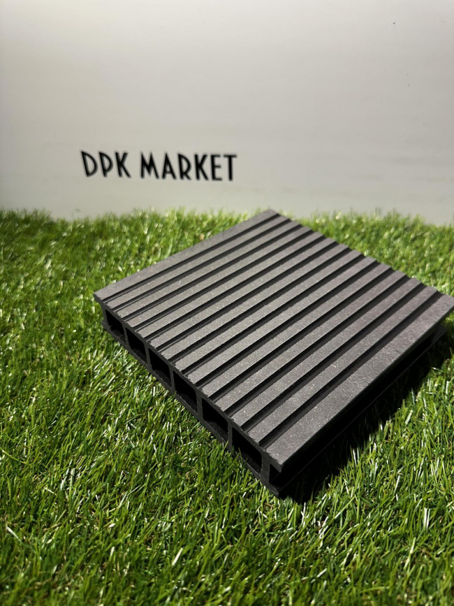 Террасная доска из ДПК Polywood Duo 3-D Серый 