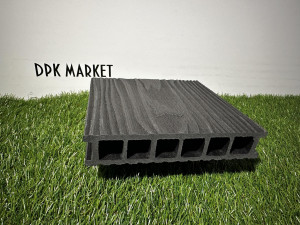 Террасная доска из ДПК Polywood Duo 3-D Серый  Террасная доска из ДПК Polywood Duo 3-D Серый