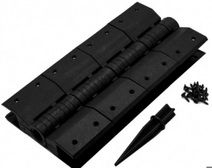 Угловой элемент поворотный, 60-300 град., пластик. Черный цвет