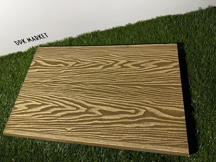 Ступень полнотелая 3D Step из дпк Орех Ступень полнотелая 3D Step из дпк Орех